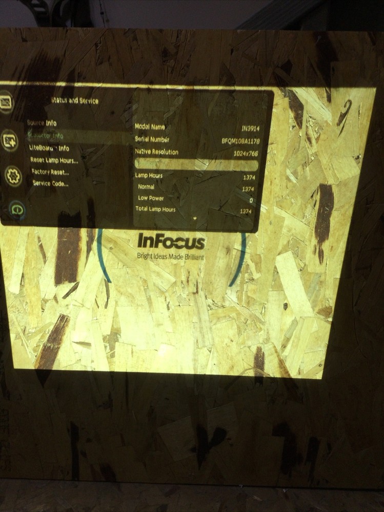 Infocus IN3914 DLP Projector B002