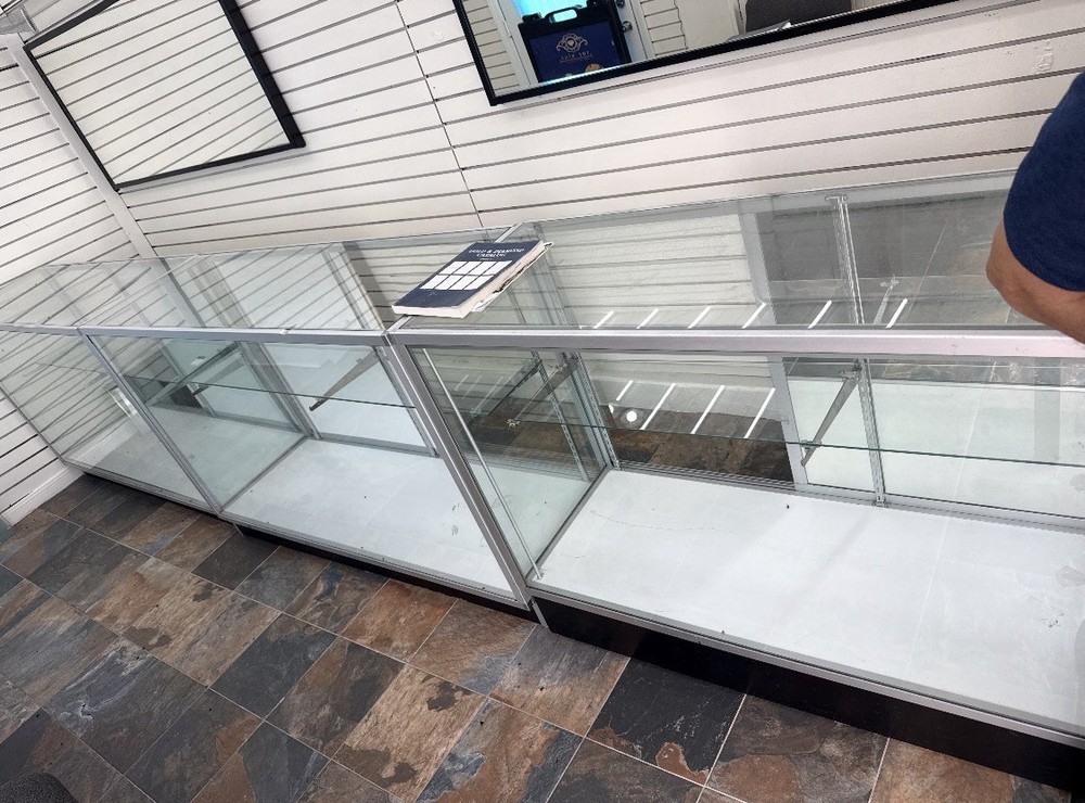 used glass display showcase
