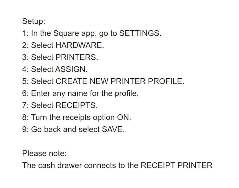 POS Hardware Bundle for Square - Cash Drawer and Thermal Receipt Printer,[Com...