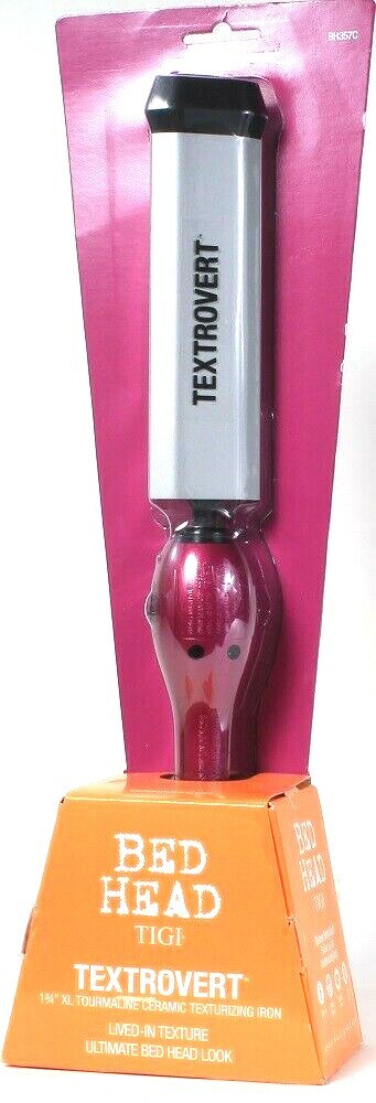 TIGI Bed Head Textrovert 1 3/4" XL Tourmaline Ceramic 400 Deg Texturizing Iron