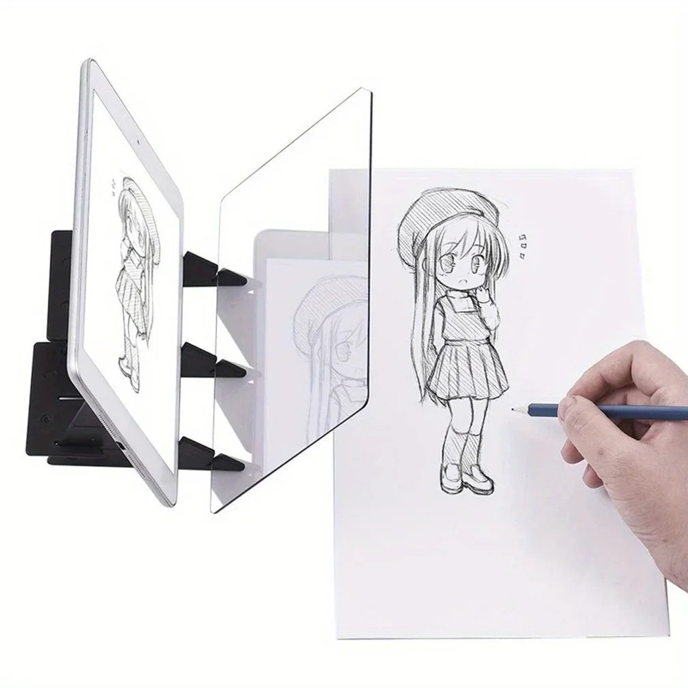 Portable Optical Drawing Tracing Board Image Projector Copy Pad Art Tool