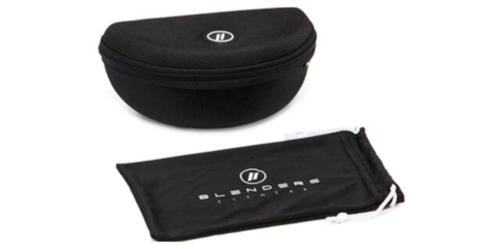 Blenders Eclipse Polarized Matte Black Shield Sunglasses - 20600980799FG
