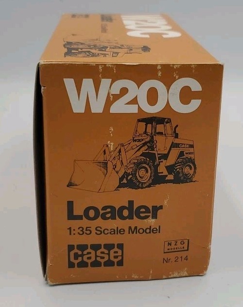 CASE W20C Loader 1:35 Scale Die-Cast Model West Germany NZG 214