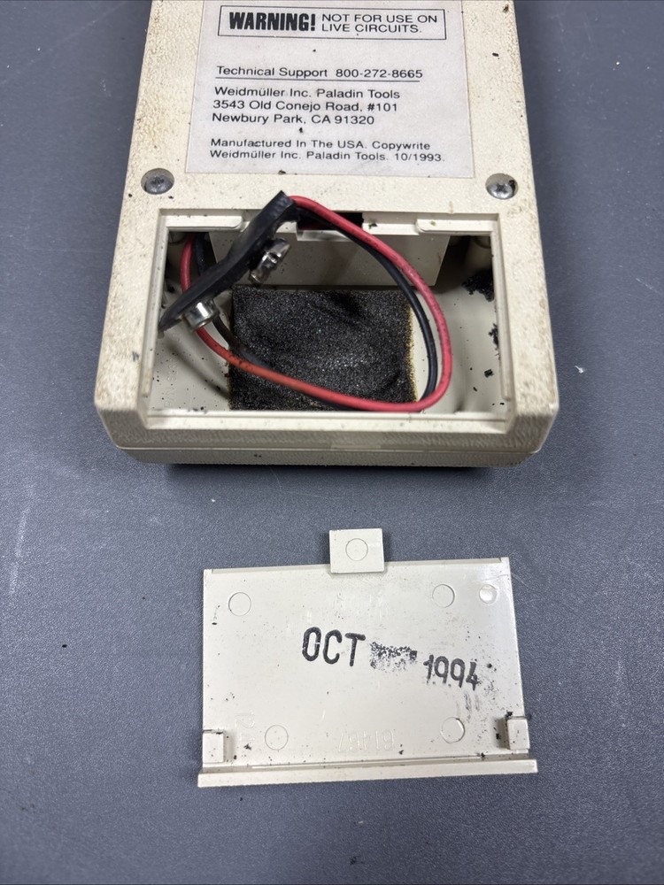 WEIDMULLER PALADIN TOOLS PATCH CHECK 1529 RJ45 RJ11 TESTER