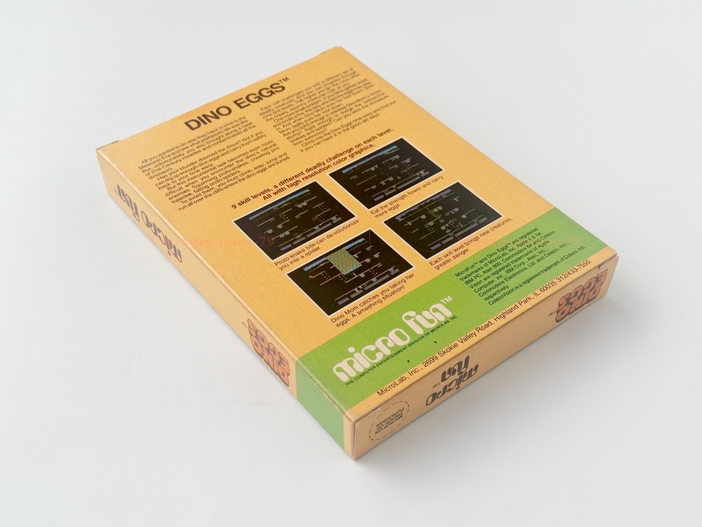 Dino Eggs - Micro Fun - 1983 / Apple II
