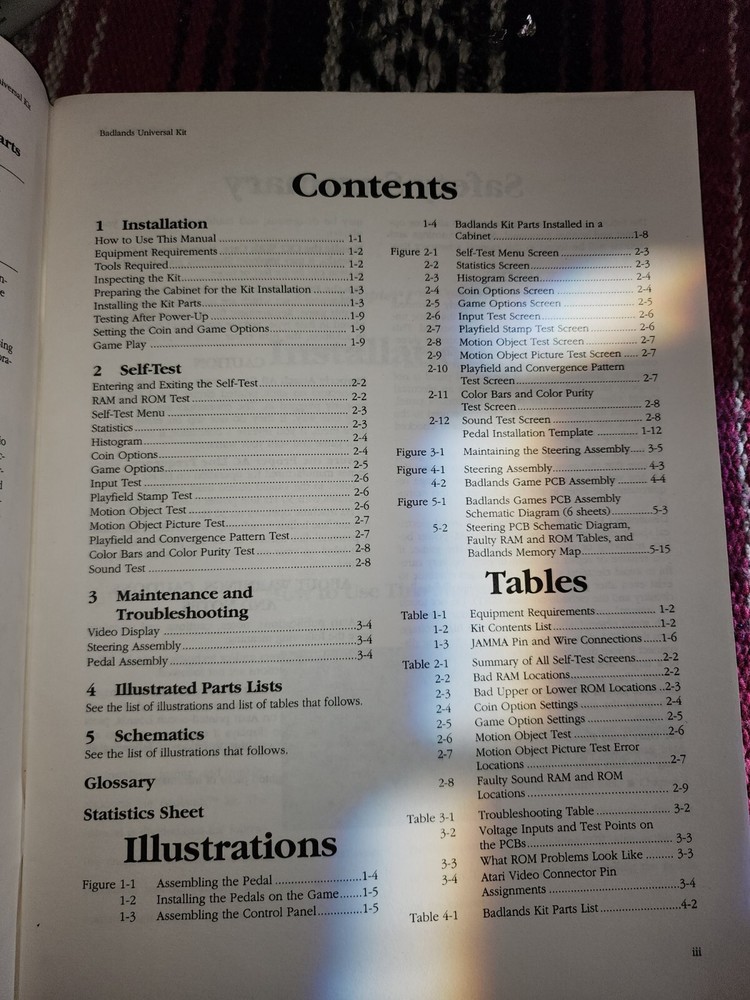 Badlands Arcade Manual Atari