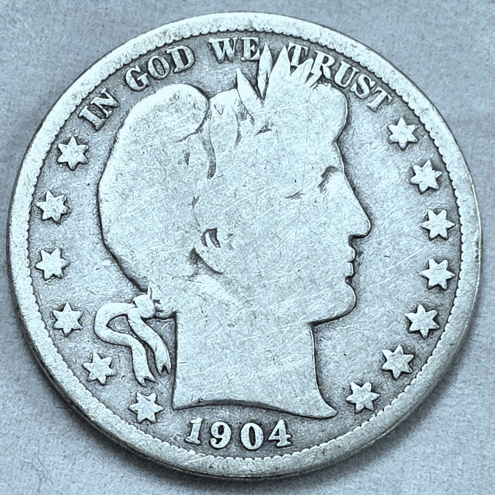 1904-S Barber Half Dollar