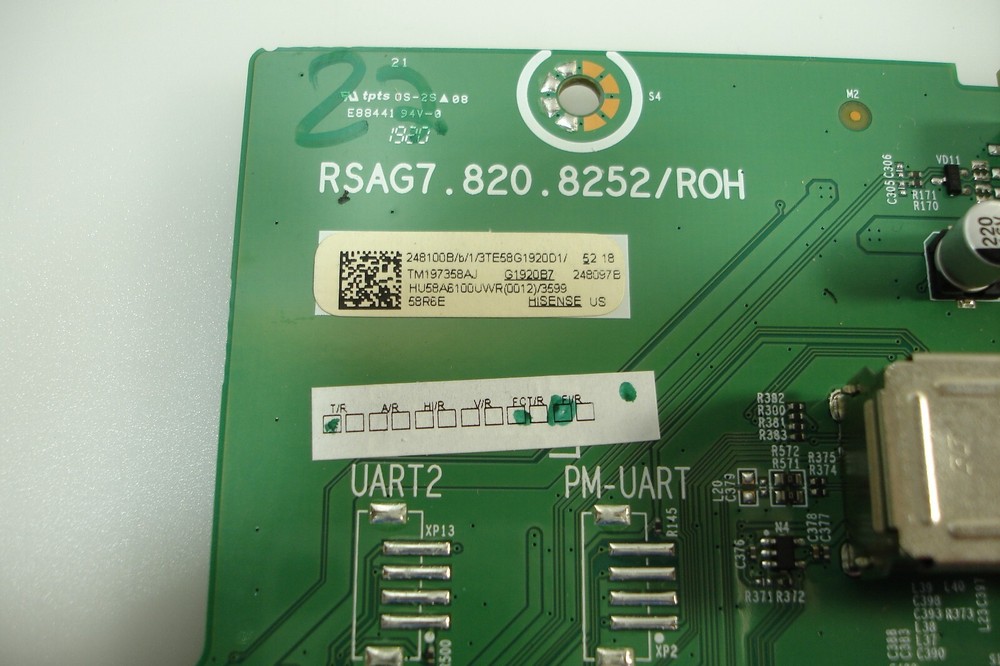 Hisense 248100B Main Board for 58R6E