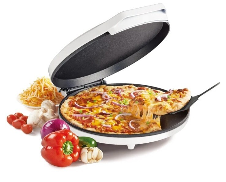Countertop Pizza Maker, 1440-Watt Pizza Maker Machine for Home White