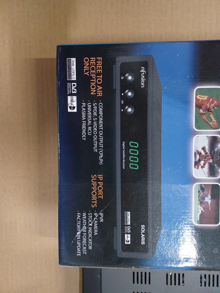 Solaris nfusion RS-232C Digital Satellite Receiver