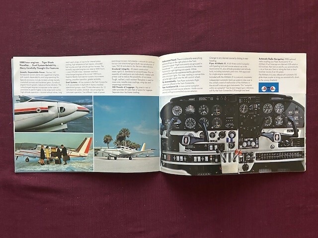 Piper Twin Commanche C/R brochure