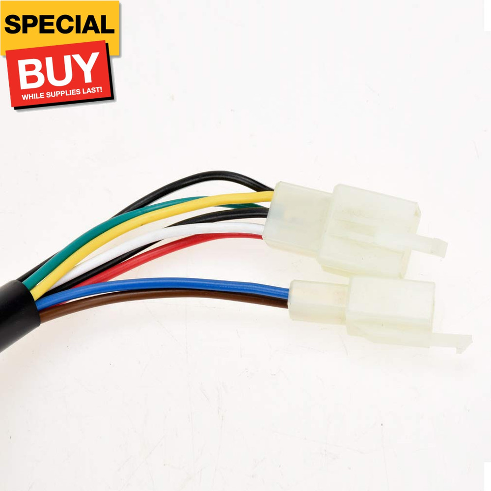 Left Kill Light Starter Switch 8 Wire 3 Function for Taotao 50cc 70cc 90cc 110cc