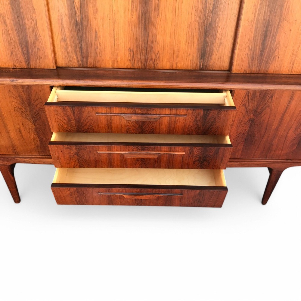 Ca. 1960's Danish Rosewood Highboard / Sideboard