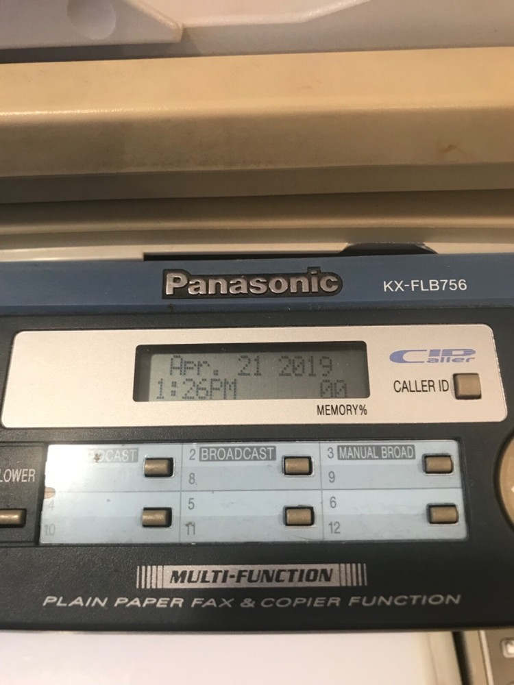PANASONIC PRINTER COPIER FAX SCANNER PHONE KX FLB 756