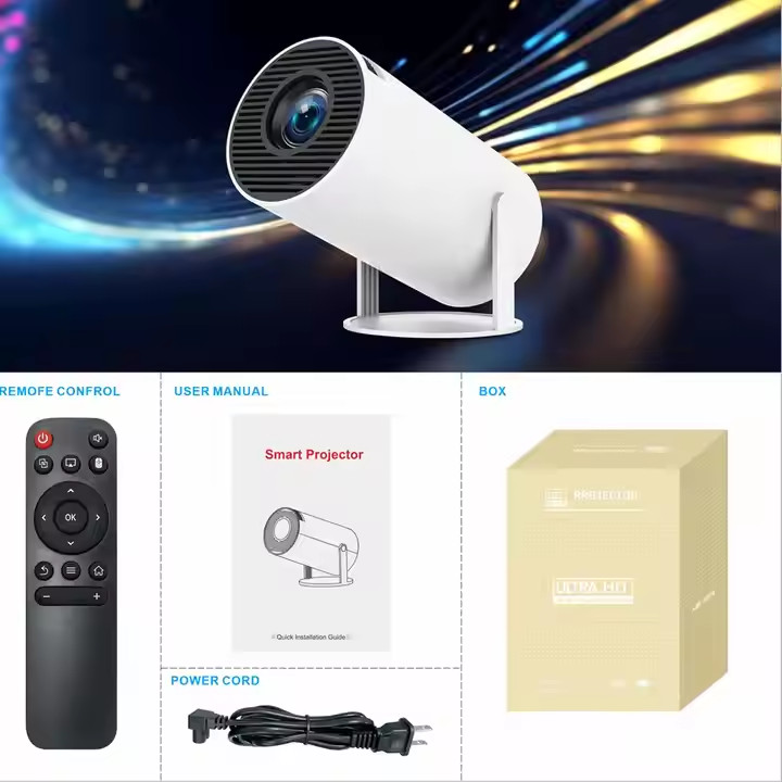 Portable LCD Projector Android 11 & WiFi Home Theater