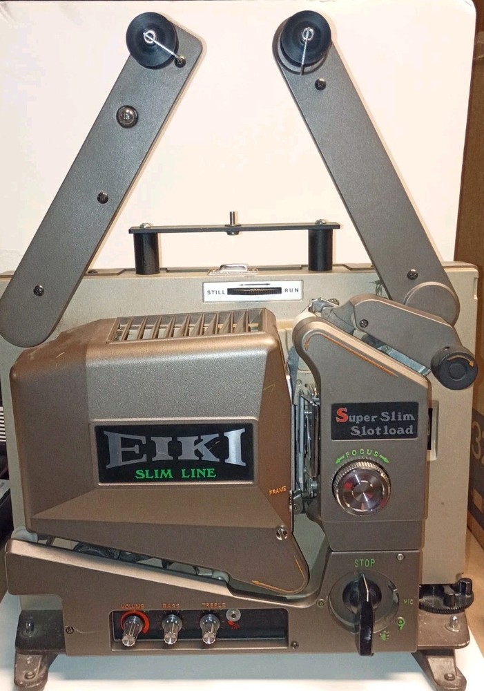 EIKI  Slim Line 16mm  Projector Working