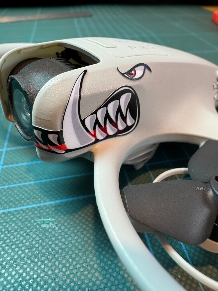 DJI Neo Warthog 2 Teeth Decal, Sticker