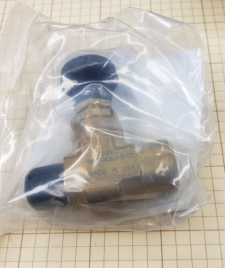PARKER NEEDLE VALVE 4M4F-VL6LR-B-C3