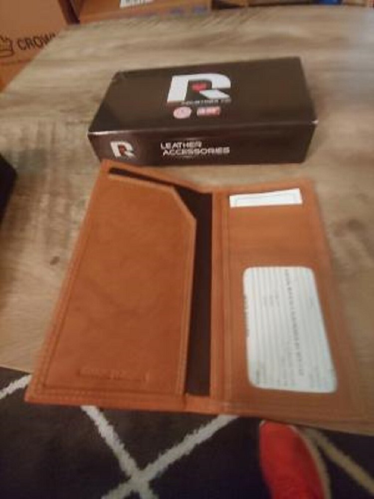 Florida Gators Rugged Roper Tan Leather Mens Wallet