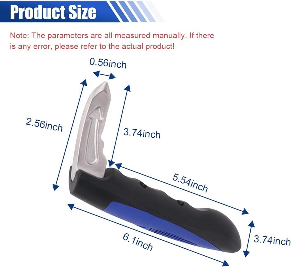 Car Handle Assist, Multifunction Auto Door Assist, Elderly & H Size: Blue 1 PC