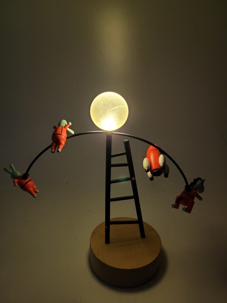 Hermes Paris Astronaut Space-themed Table Lamp