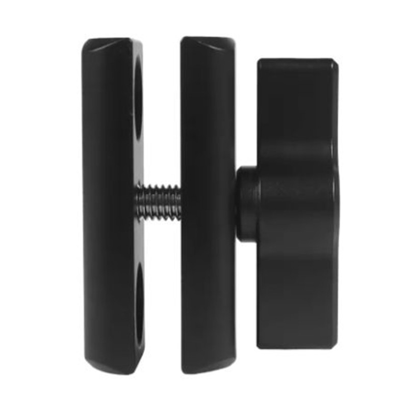 Adjustable 17mm Ballhead Double Socket Arm for Enhances Camera Stability