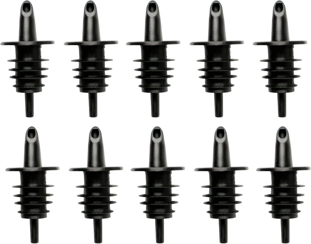 Precision Control Syrup Pourers – 10 Durable Plastic Spouts for All Bottles
