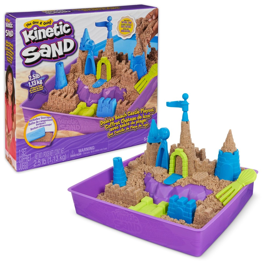, Deluxe Beach Castle Playset, Creative Easter Gifts, Includes 2.5lbs Moldabl...