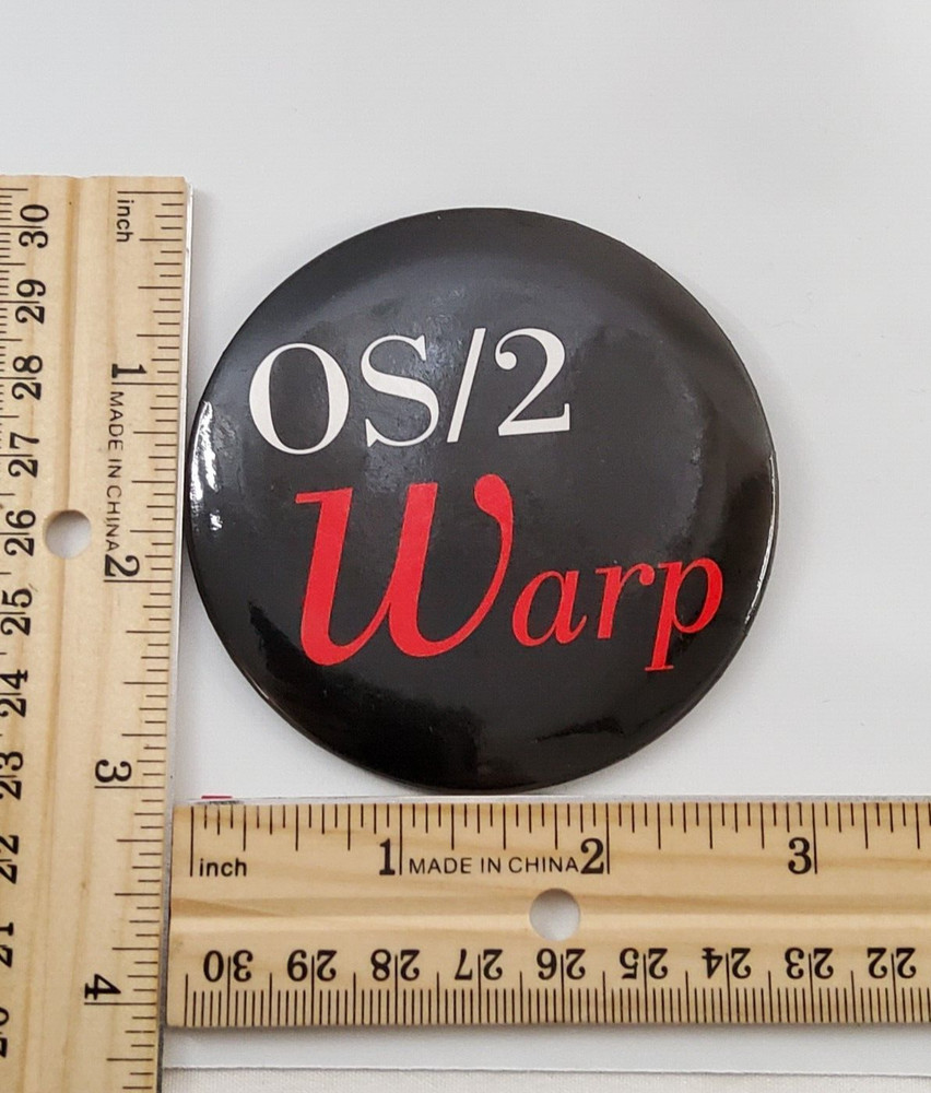 OS/2 Warp pinback button