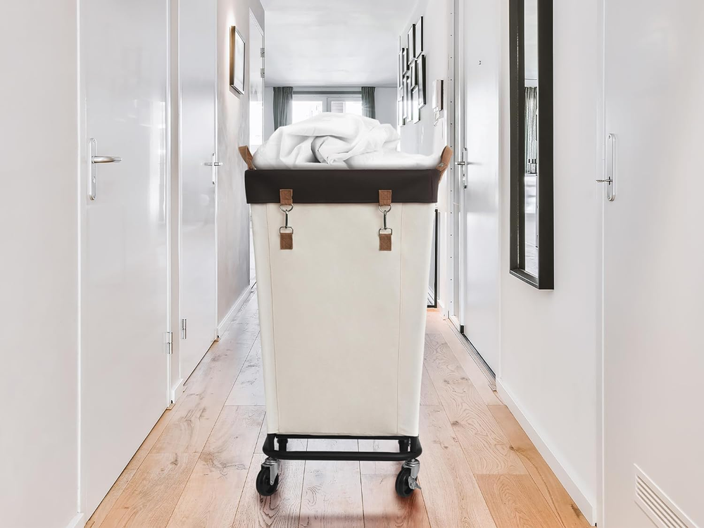 Laundry Hamper with Wheels, 160L Large Hampers for Laundry Rolling Laundry Baske