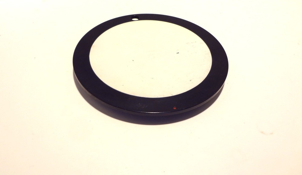 MICROSCOPE EXTRA LARGE STAGE PLATE 141MM DIAM WITH CUSTOM MOUNTING ADAPTOR