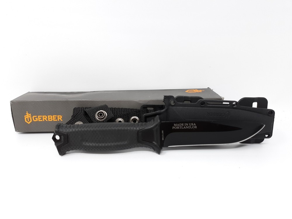 Gerber Strongarm Fixed Blade Knife Tactical USA Made w/ Sheath