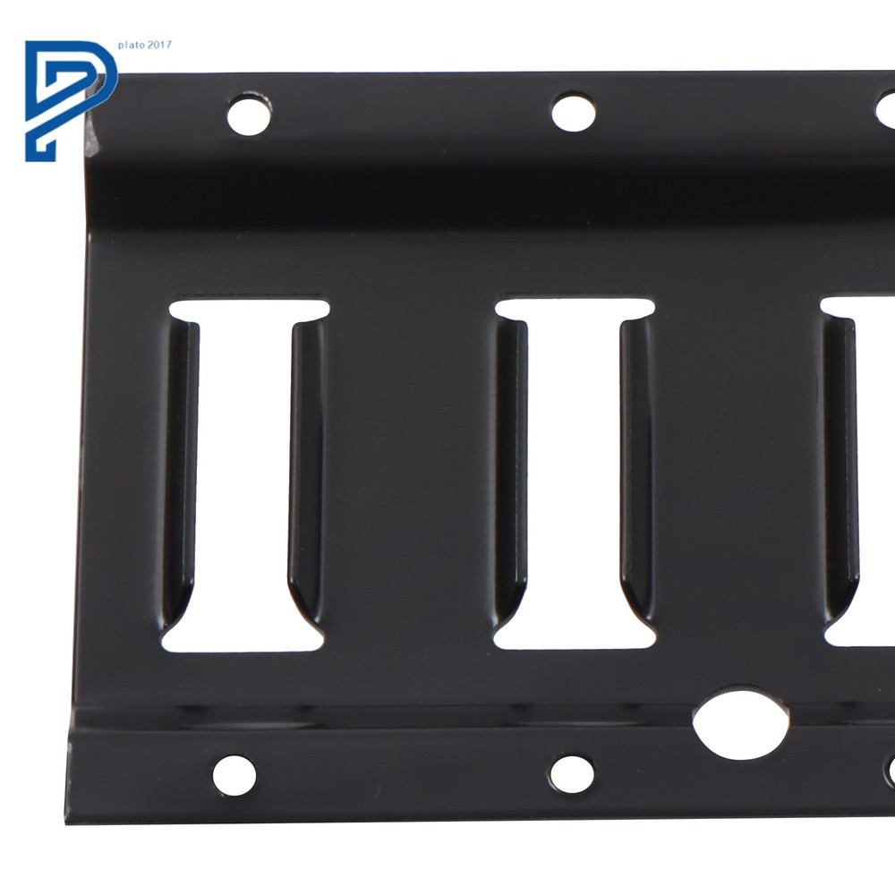 2 Pack 4' E Tie Down Rail Kit For Cargo Trailers Power Coated E-Tracks