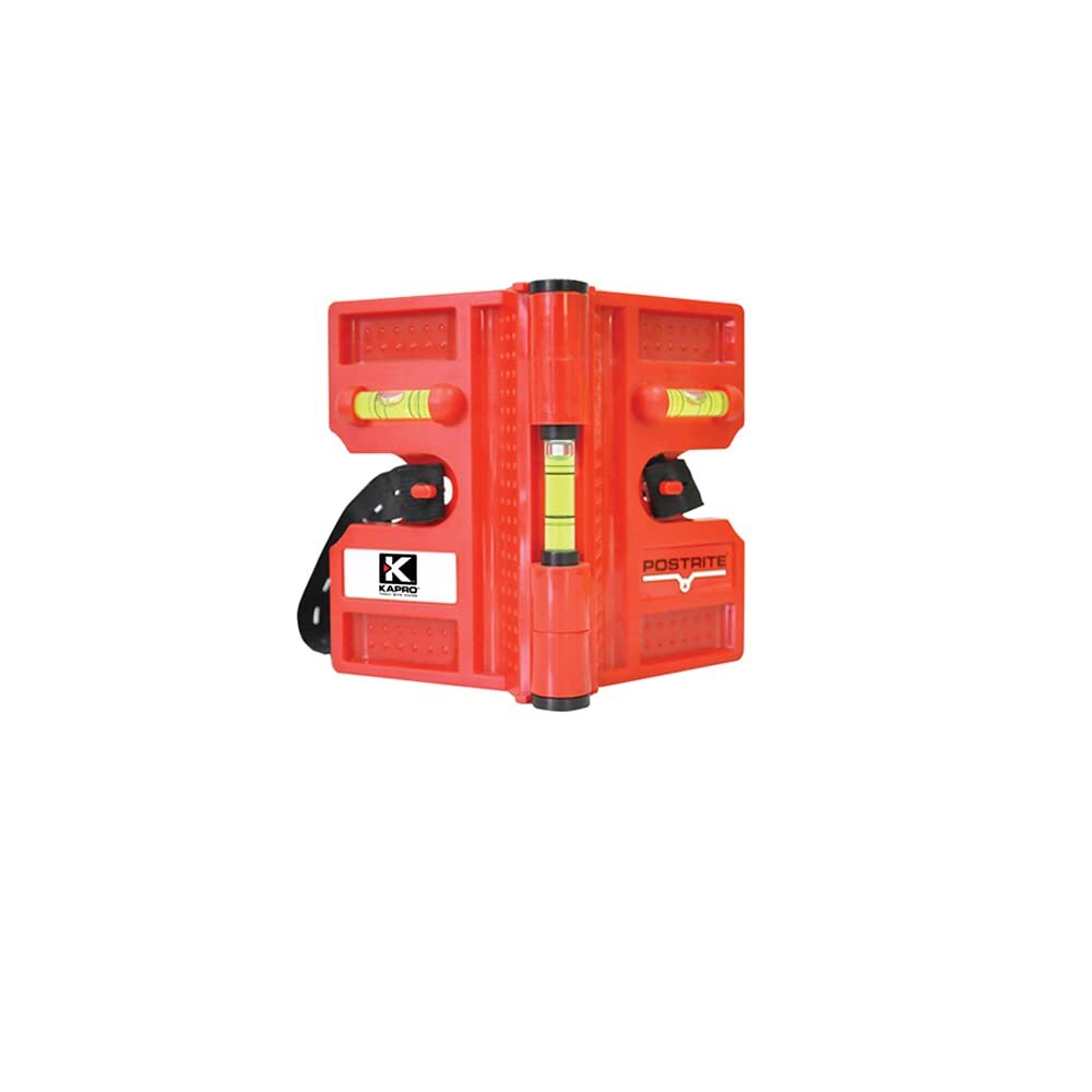 Kapro 340 Postrite Adjustable Red Post Level With Magnets And Vials