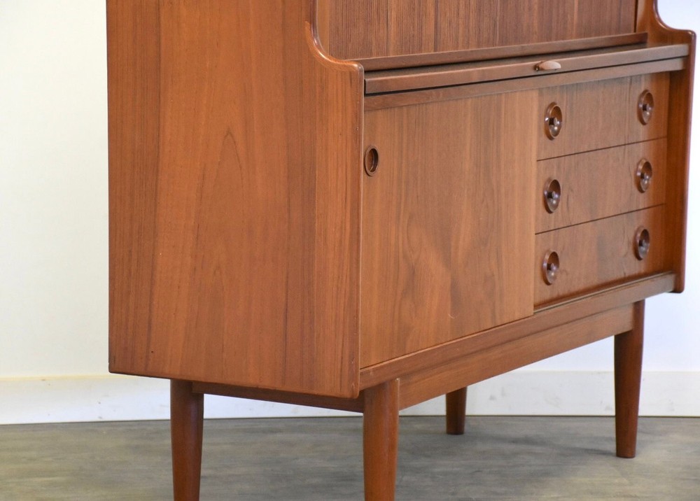 Johannes Sorth Danish Modern Teak Server Bar Credenza