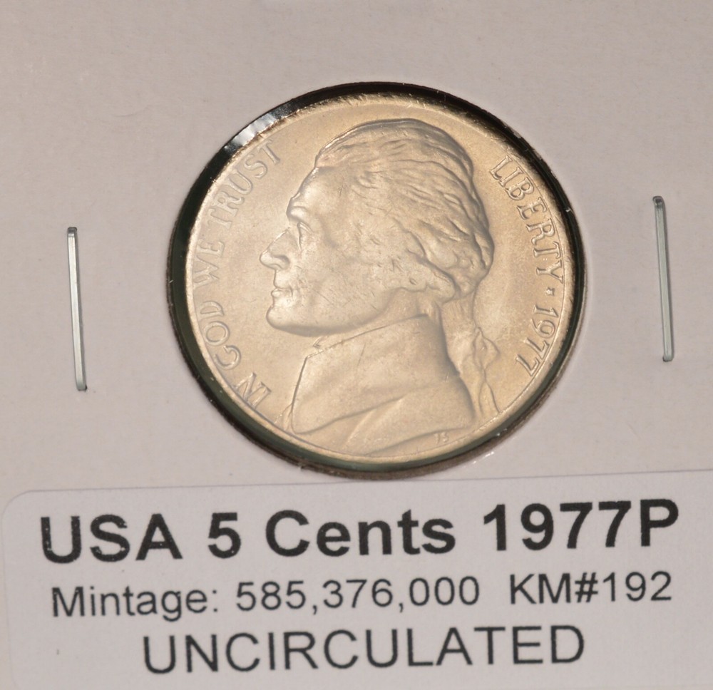1977P USA Jefferson Nickel - UNCIRCULATED