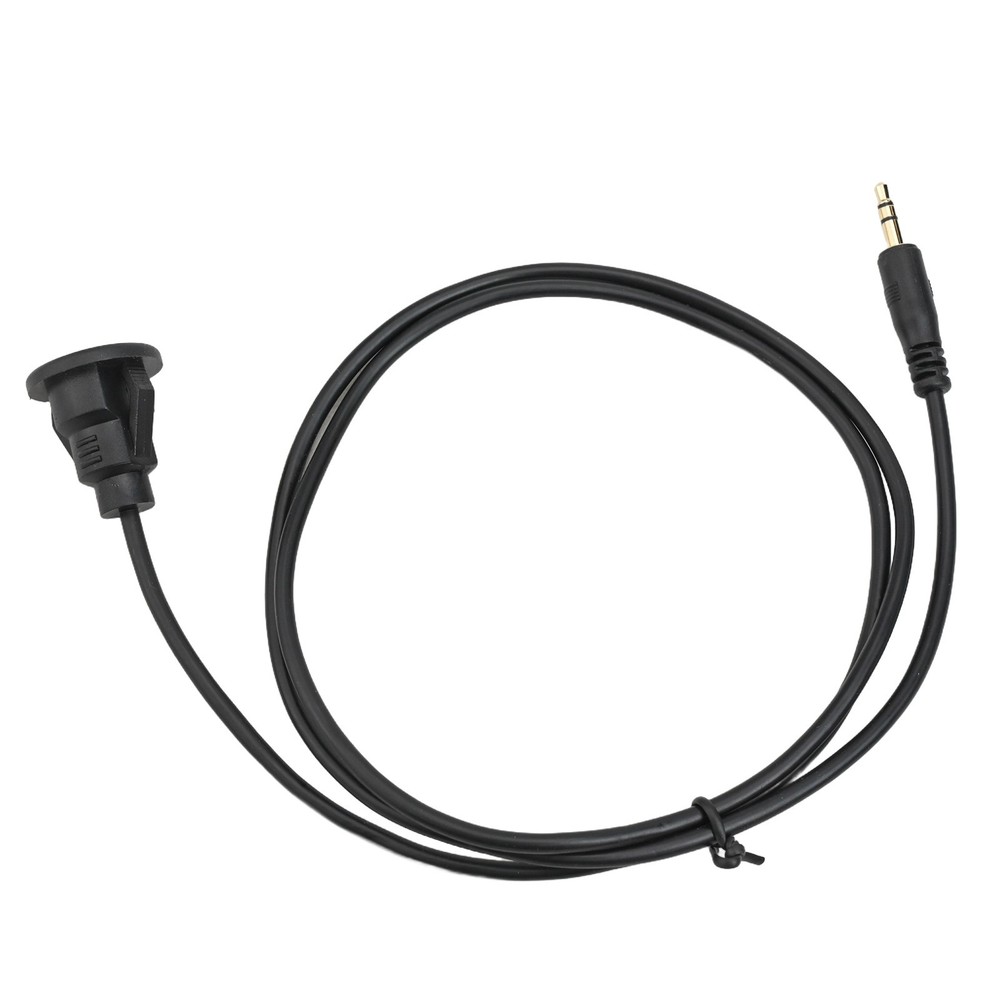 3.5mm Car Dashboard Panel Flush Mount Cable AUX Audio Waterproof Extension Cable