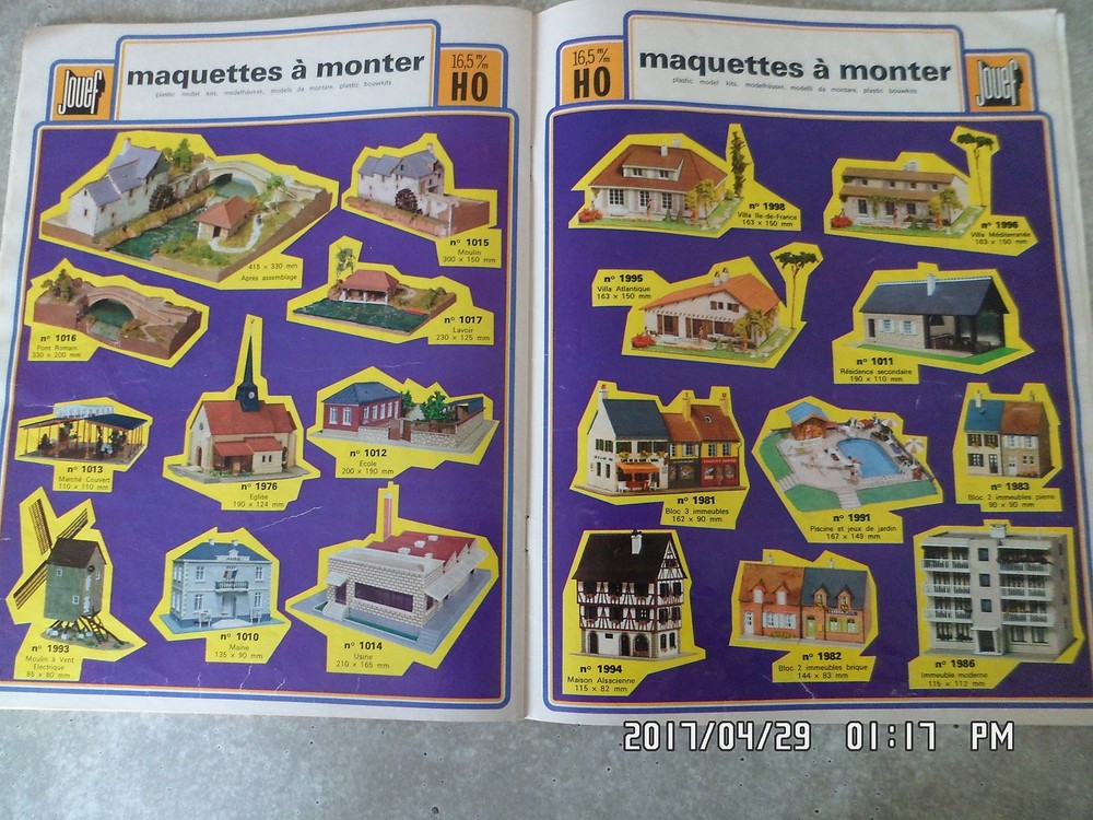 JOUEF 1974 K11 CATALOGUE