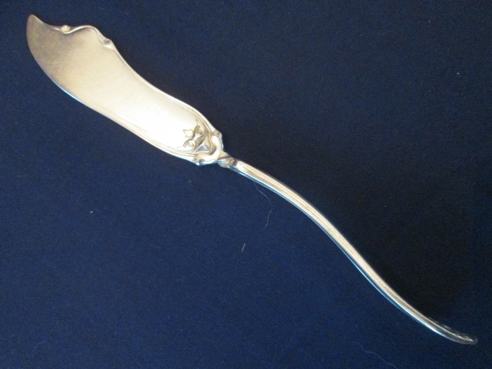 MASTER SPREADER! Vintage Wm ROGERS ONEIDA silverplate: ABINGTON pattern: LOVELY