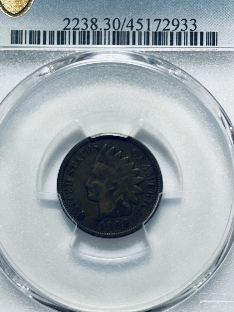 1909-S Indian Head Cent PCGS VF30