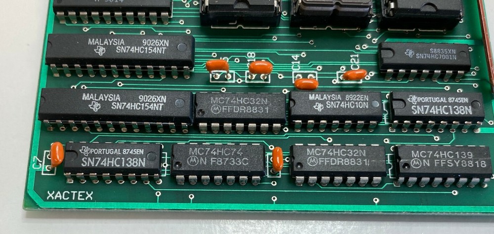 XACTEX ISA INTERFACE CARD TRANSDUCER IMAGING ROGERS Q/PAC BOARD INPUT OUTPUT I/O