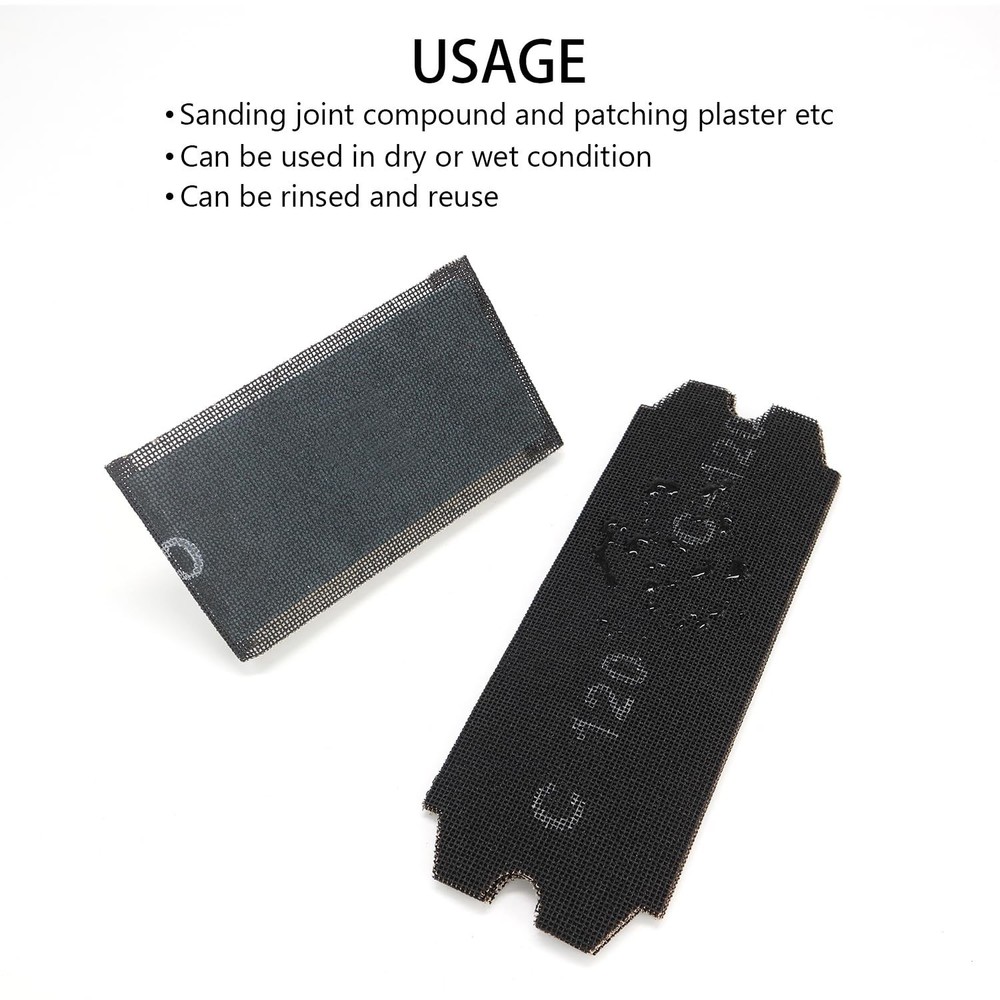 Professional Double-Sided 18 PC Drywall Sanding Sheets - Convenient Mesh Design