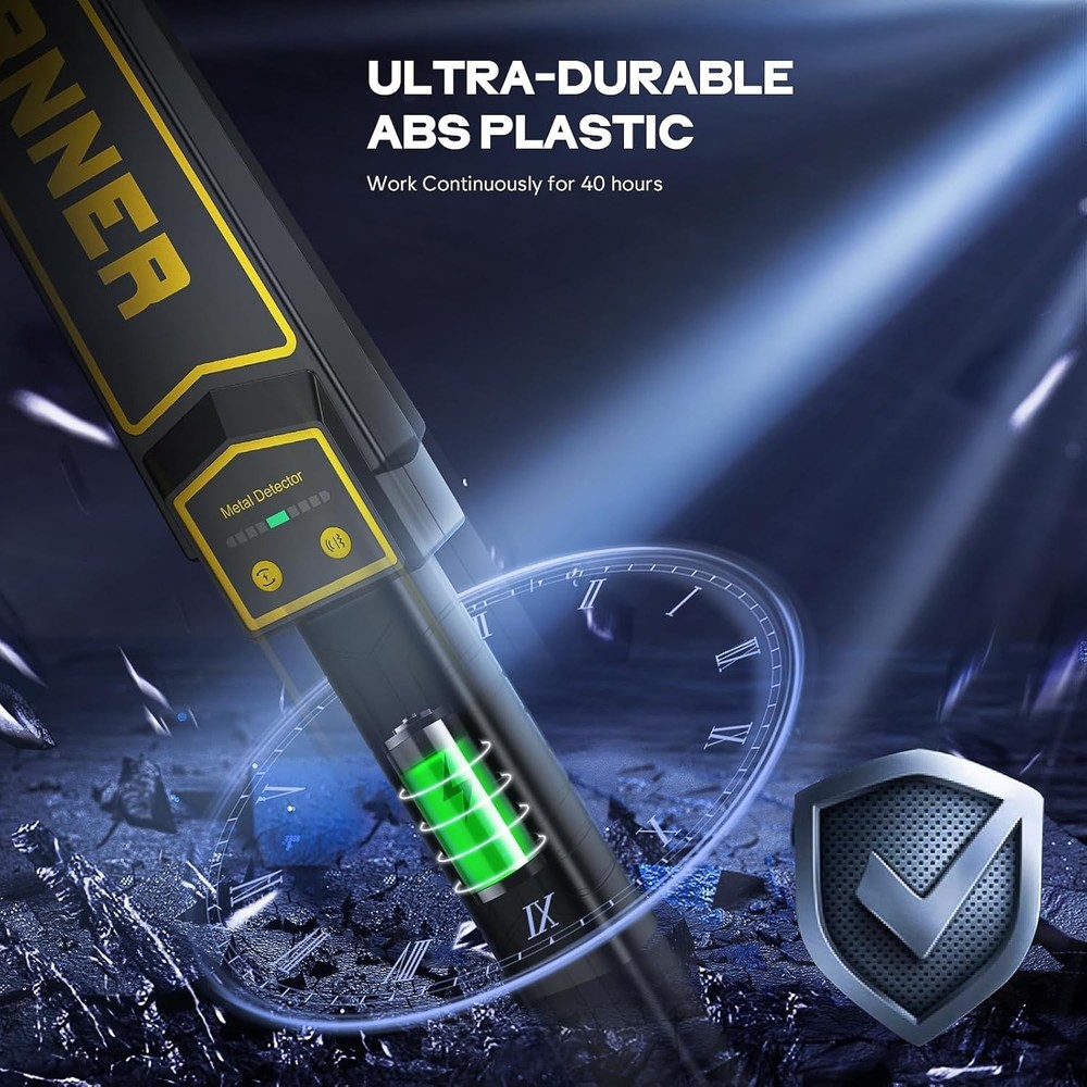 Durable Handheld Metal Detector - Essential Tool for Woodworkers & Security