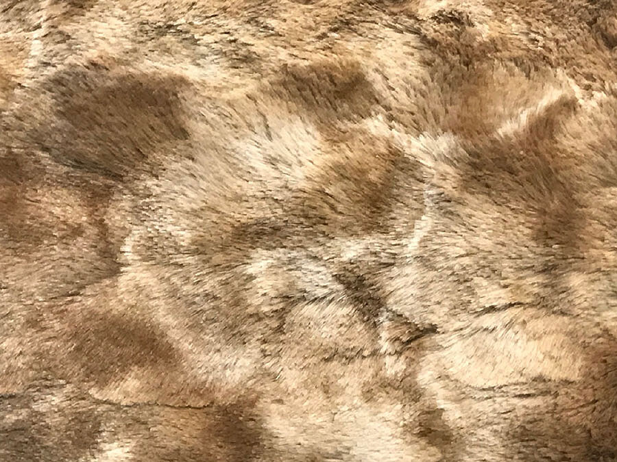 Faux Rabbit Lounge Dog Bed