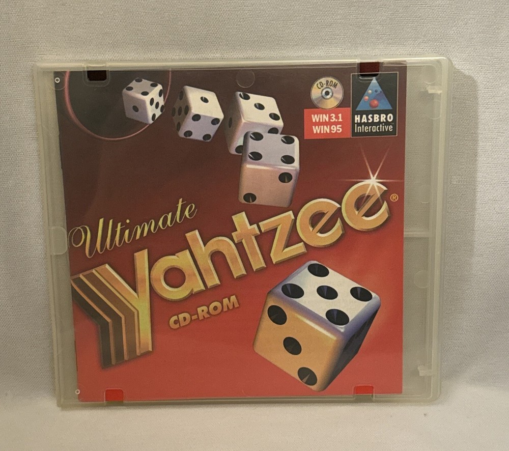 Hasbo Ultimate Yahtzee Interactive CD-ROM Game for Windows 3.1/95 # 99006