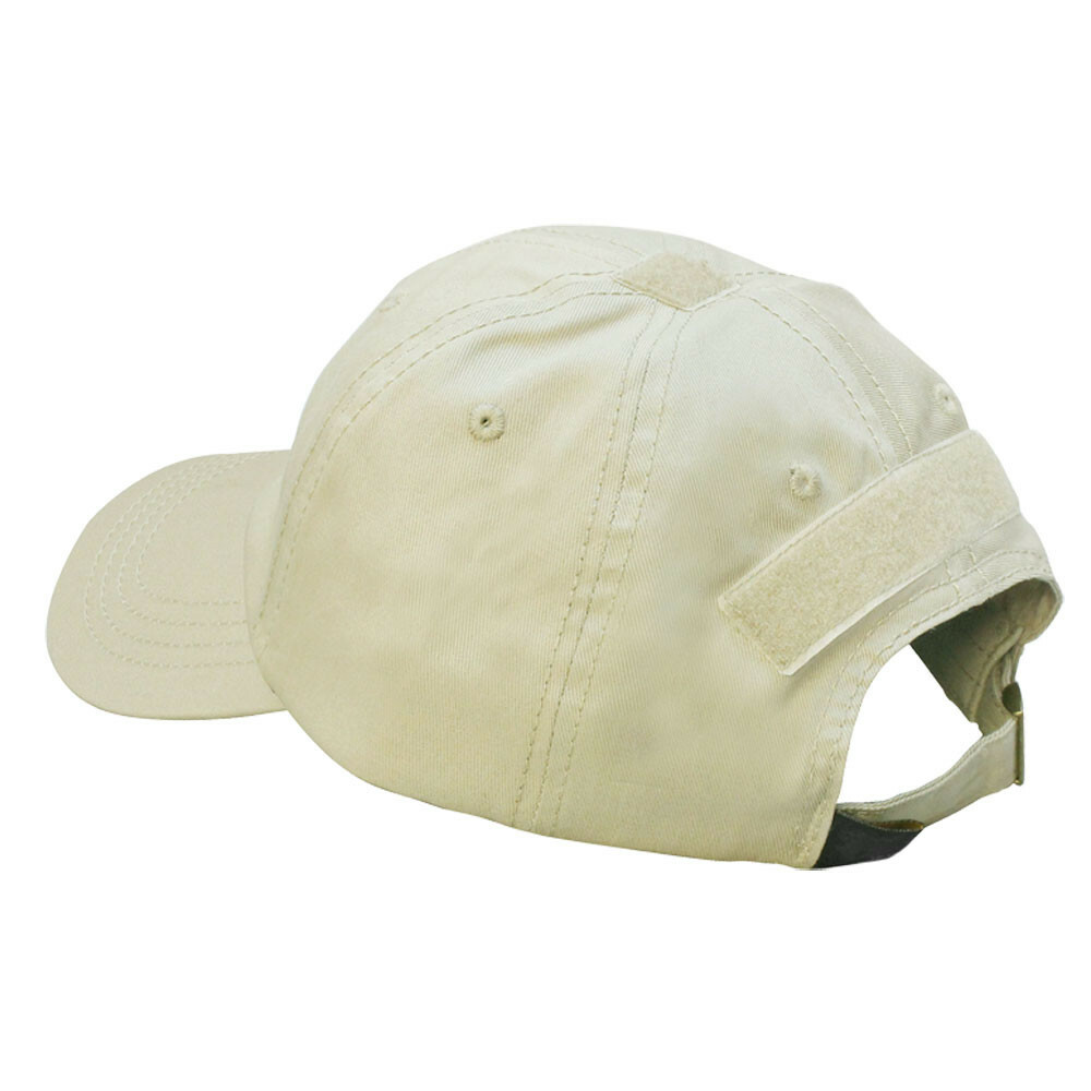 TAN Tactical Team Cap Military Special Swat Operator Hat Adjustable Back Strap