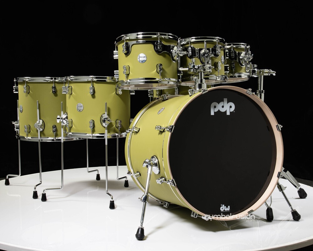 PDP Concept Maple 7pc Shell Pack - Satin Olive