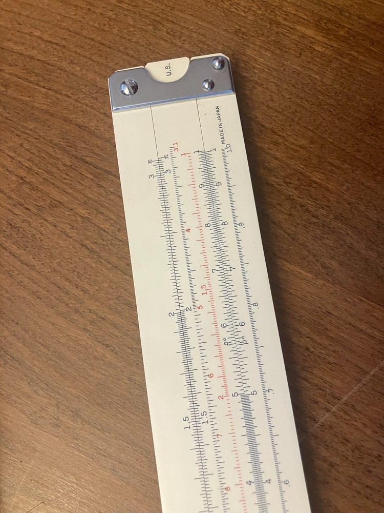 Vintage Lutz Slide Rule No. 252