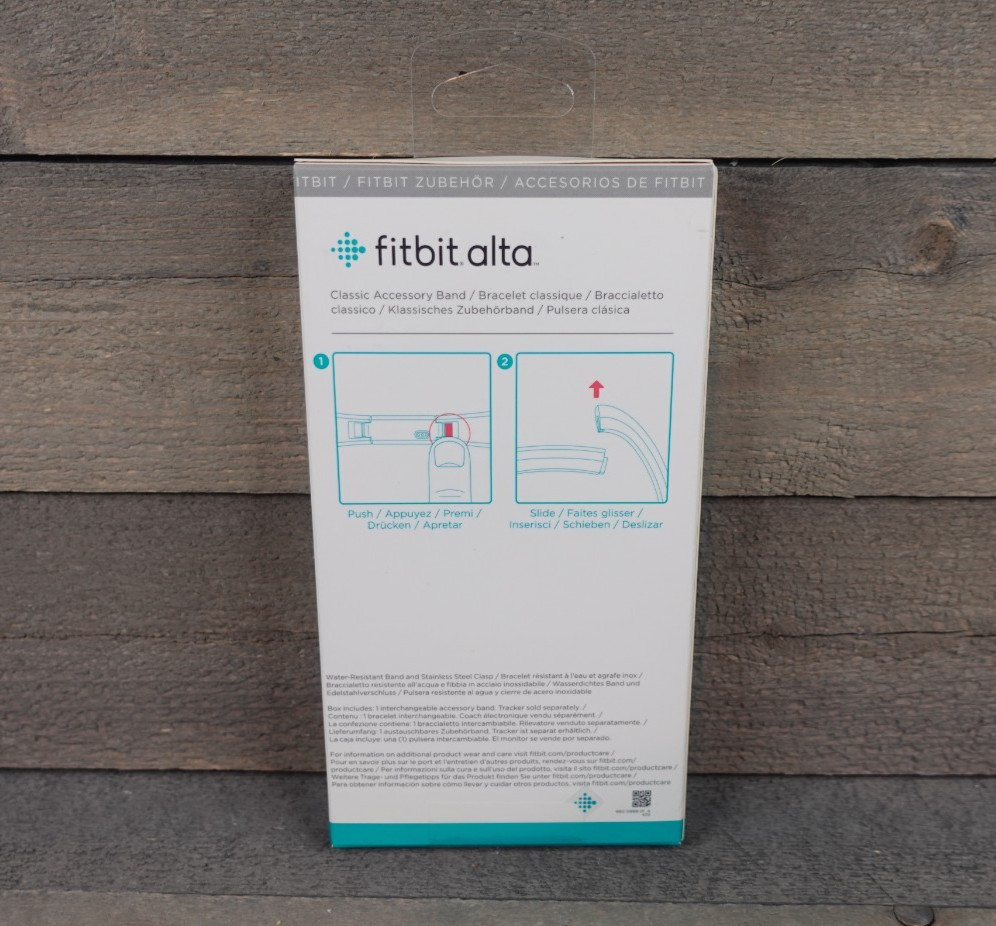Fitbit Alta Navy Blue Classic Accessory LARGE Replacement Band - NEW SEALED!!