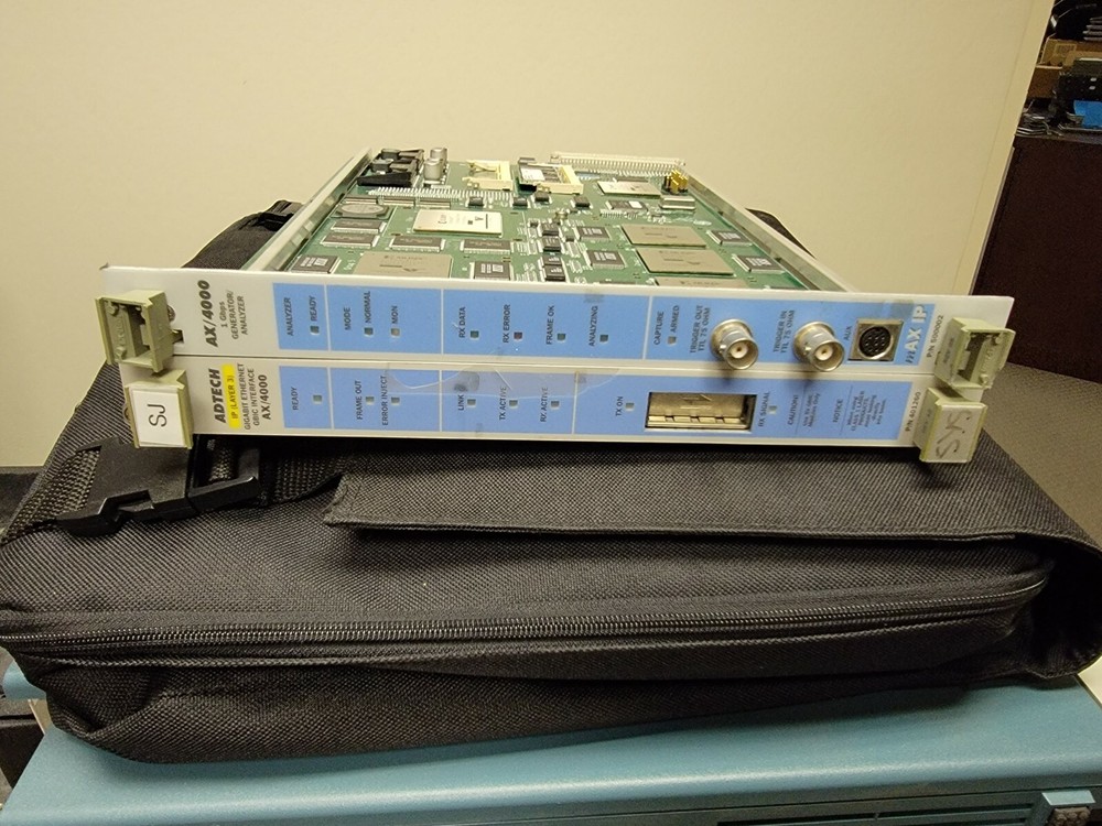 Spirent Adtech AX/4000 1Gbps Generator/Analyzer 500002 Ethernet Interface 401325